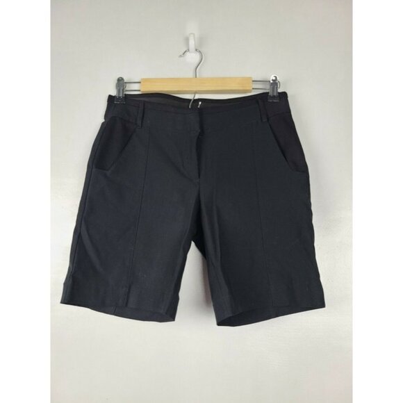 SIMPLY Vera Vera Wang Womens Shorts Size S Black - Picture 1 of 6
